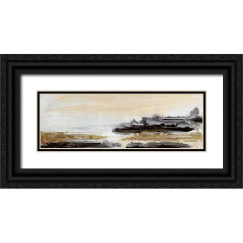 Silencio I Black Ornate Wood Framed Art Print with Double Matting by Bramma, Lila