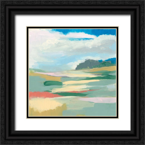 Sweeping Sky I Black Ornate Wood Framed Art Print with Double Matting by Goldberger, Jennifer