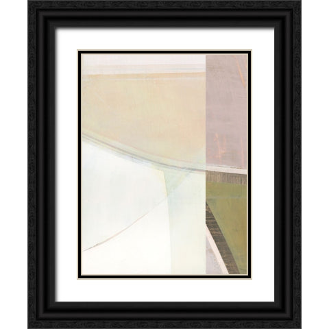 Pastel Bisects II Black Ornate Wood Framed Art Print with Double Matting by Bellissimo Art