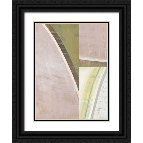 Pastel Bisects IV Black Ornate Wood Framed Art Print with Double Matting by Bellissimo Art