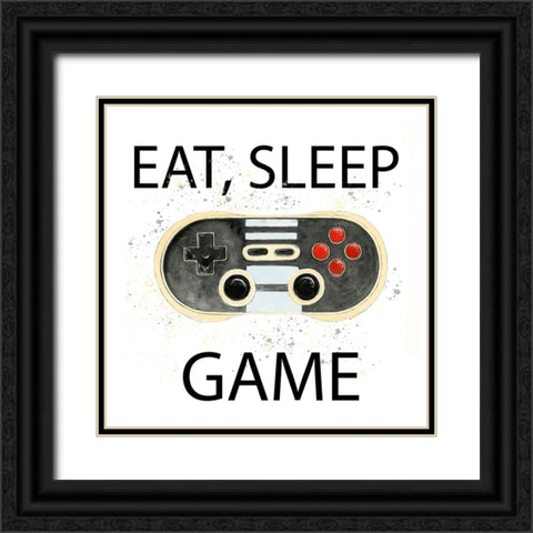 Game Day I Black Ornate Wood Framed Art Print with Double Matting by Warren, Annie