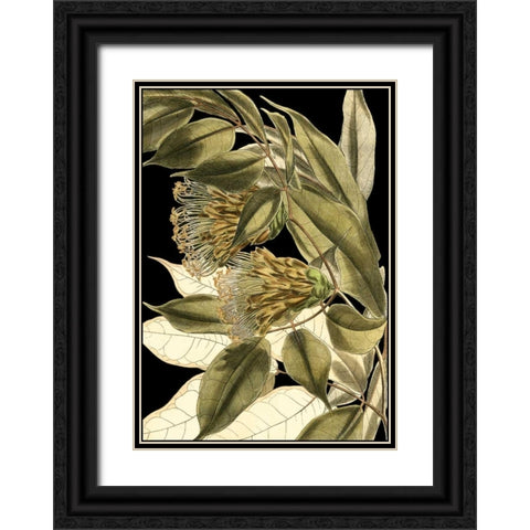 Tranquil Tropical Leaves VI Black Ornate Wood Framed Art Print with Double Matting by Vision Studio