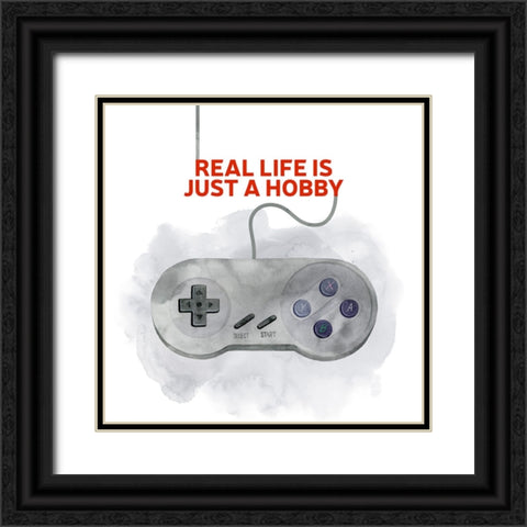 Game On I Black Ornate Wood Framed Art Print with Double Matting by Popp, Grace