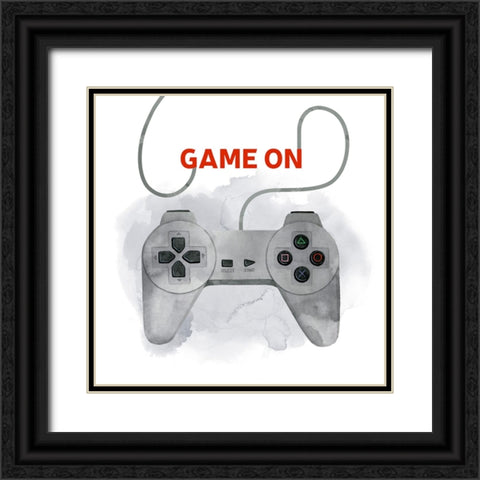 Game On II Black Ornate Wood Framed Art Print with Double Matting by Popp, Grace