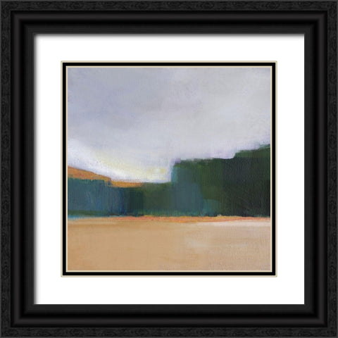 Solitude  II Black Ornate Wood Framed Art Print with Double Matting by Evans, Brittany