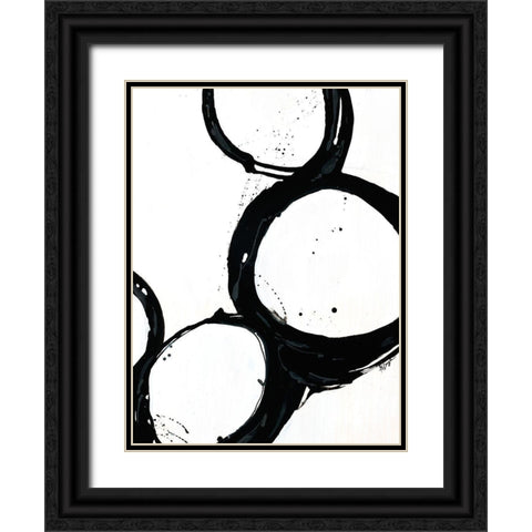 Somer Saults III Black Ornate Wood Framed Art Print with Double Matting by Douglass, Farrell