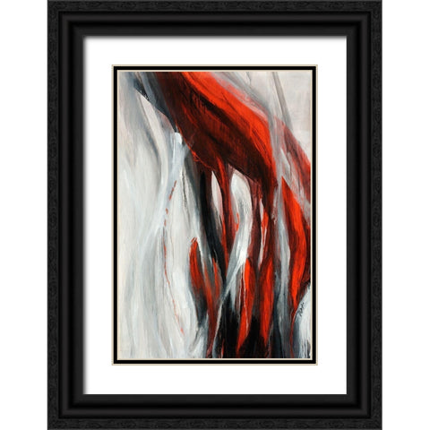 Veil Black Ornate Wood Framed Art Print with Double Matting by Douglass, Farrell