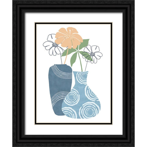 Setting the Table II Black Ornate Wood Framed Art Print with Double Matting by Holman, Nicholas