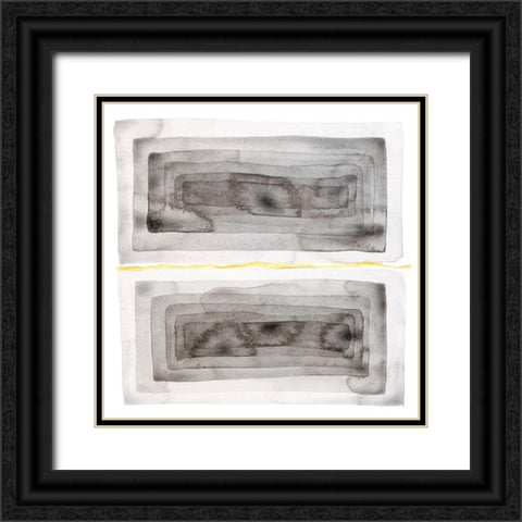 Ultimate Grey Cuts I Black Ornate Wood Framed Art Print with Double Matting by Sparler, Erin