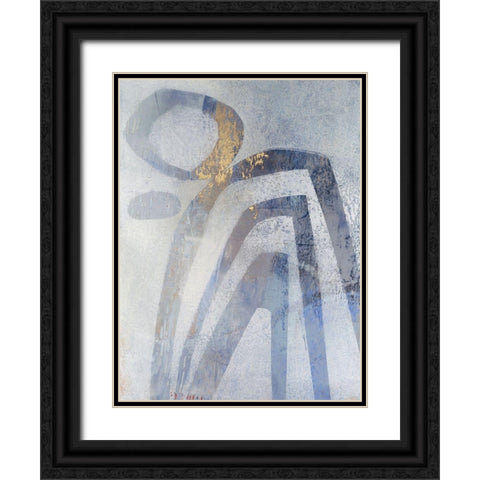 Linx IV Black Ornate Wood Framed Art Print with Double Matting by Jachimiec, Sue