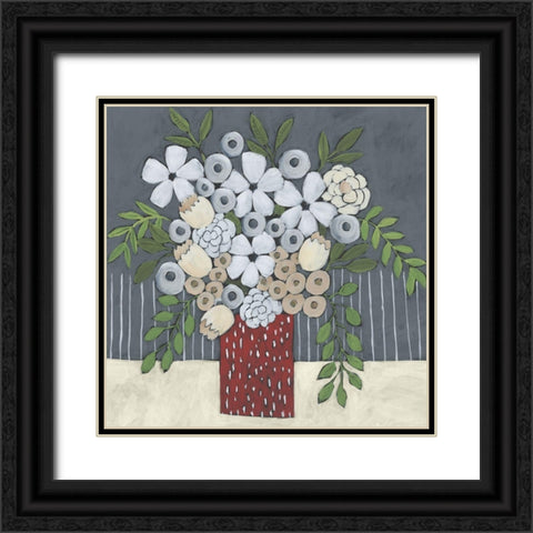 Flowers For You I Black Ornate Wood Framed Art Print with Double Matting by Moore, Regina