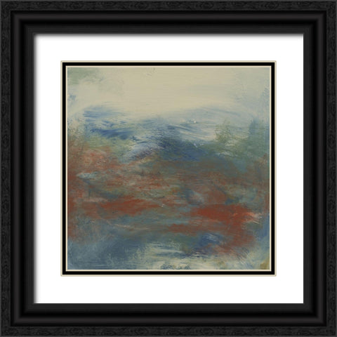 Haze II Black Ornate Wood Framed Art Print with Double Matting by Gordon, Sharon