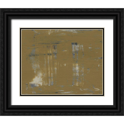 Mystique Abstract II Black Ornate Wood Framed Art Print with Double Matting by Gordon, Sharon