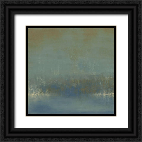 Across the Bay I Black Ornate Wood Framed Art Print with Double Matting by Gordon, Sharon