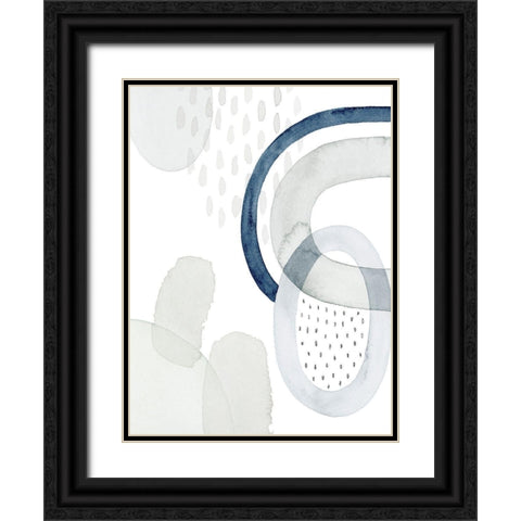 Light and Minimal II Black Ornate Wood Framed Art Print with Double Matting by Popp, Grace