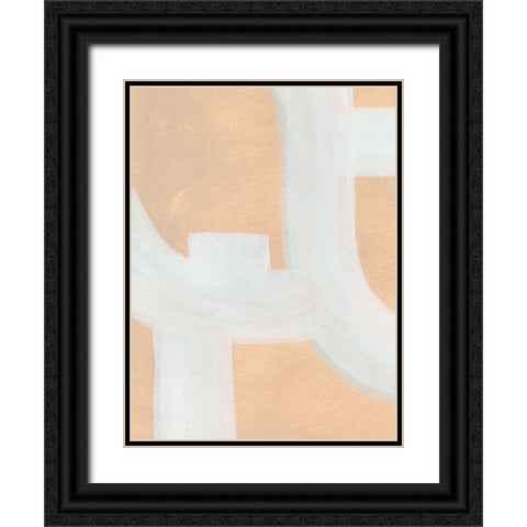 Neutral Winding Paths II Black Ornate Wood Framed Art Print with Double Matting by Green, Jacob
