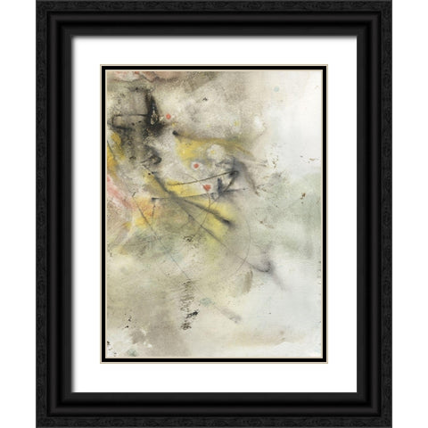 Soft Inspiration II Black Ornate Wood Framed Art Print with Double Matting by Combs, Joyce