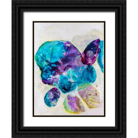 Aegean Dream I Black Ornate Wood Framed Art Print with Double Matting by Combs, Joyce