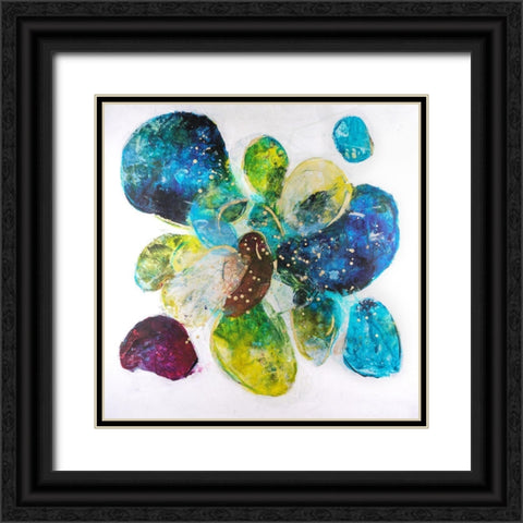 Interpretations I Black Ornate Wood Framed Art Print with Double Matting by Combs, Joyce