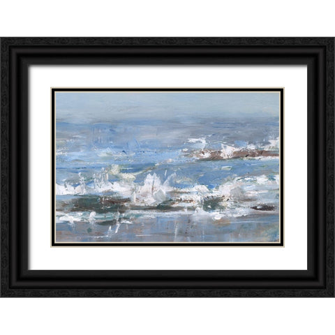 Overcast Tides II Black Ornate Wood Framed Art Print with Double Matting by Harper, Ethan