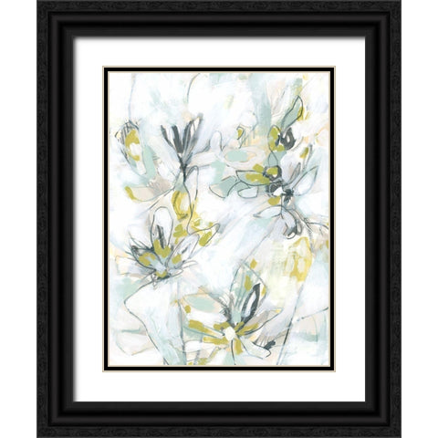 Glacier Garden I Black Ornate Wood Framed Art Print with Double Matting by Vess, June Erica