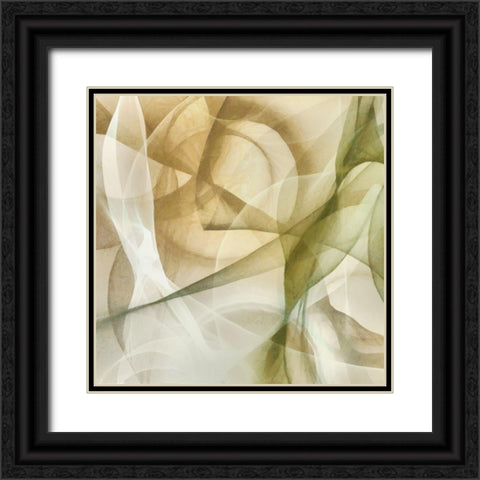 Abstract Thought II Black Ornate Wood Framed Art Print with Double Matting by Saunders, Alonzo