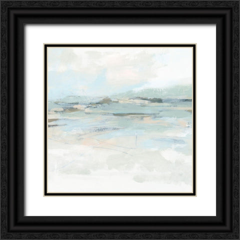 Fresco Vista II Black Ornate Wood Framed Art Print with Double Matting by Vess, June Erica