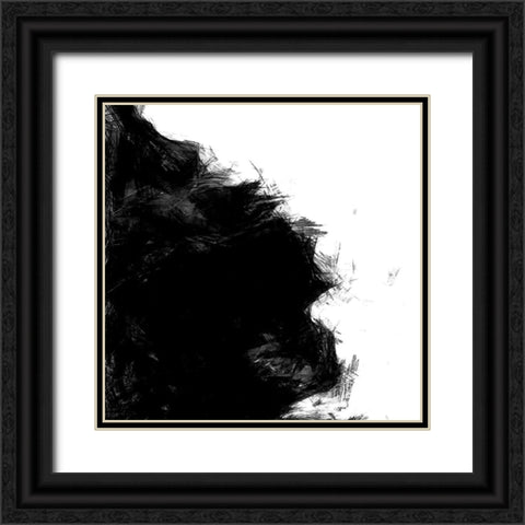 Sketchy II Black Ornate Wood Framed Art Print with Double Matting by Saunders, Alonzo