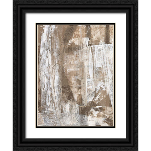 Bronzed I Black Ornate Wood Framed Art Print with Double Matting by Moore, Regina