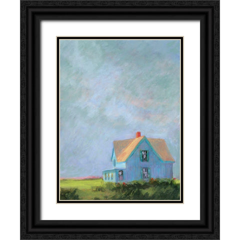 Blue Cape Black Ornate Wood Framed Art Print with Double Matting by Sweetwater