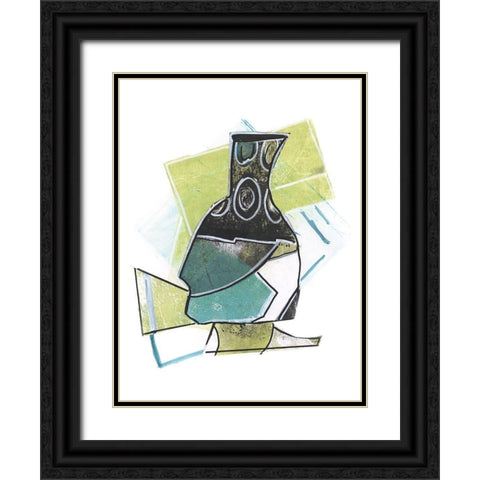 Jubilee Jugs II Black Ornate Wood Framed Art Print with Double Matting by Combs, Joyce