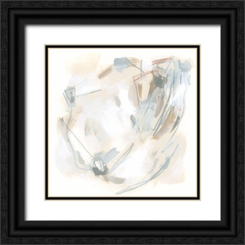 Neutral Assembly III Black Ornate Wood Framed Art Print with Double Matting by Vess, June Erica