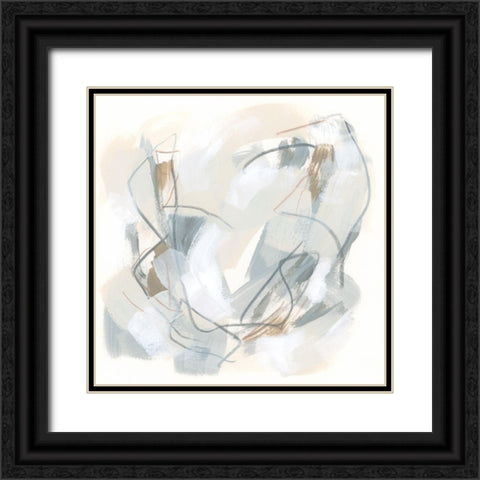 Neutral Assembly VIII Black Ornate Wood Framed Art Print with Double Matting by Vess, June Erica