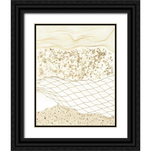 Coast Away I Black Ornate Wood Framed Art Print with Double Matting by Lam, Vanna