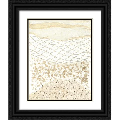 Coast Away II Black Ornate Wood Framed Art Print with Double Matting by Lam, Vanna