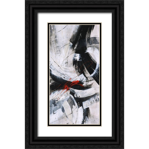 Uptempo II Black Ornate Wood Framed Art Print with Double Matting by Douglass, Farrell