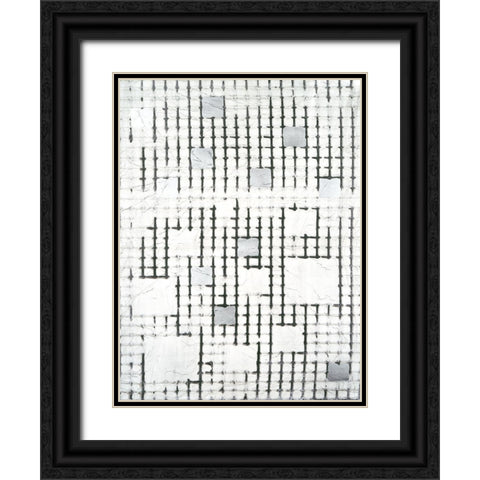 Gossamer II Black Ornate Wood Framed Art Print with Double Matting by Lam, Vanna