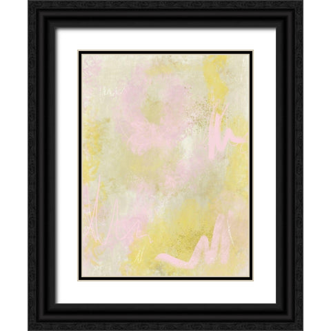 Lilys Laugh I Black Ornate Wood Framed Art Print with Double Matting by Sizemore, Natalie