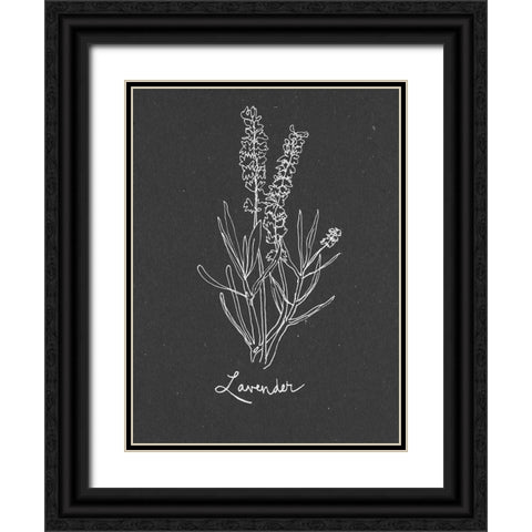 Scent Garden II Black Ornate Wood Framed Art Print with Double Matting by Sizemore, Natalie