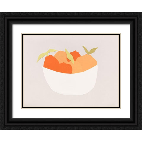 Sumo Citrus II Black Ornate Wood Framed Art Print with Double Matting by Sizemore, Natalie