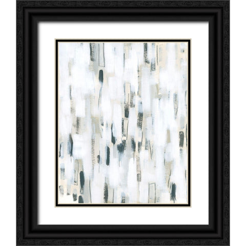 Cinder Marks I Black Ornate Wood Framed Art Print with Double Matting by Vess, June Erica