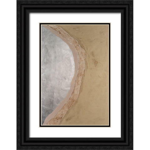 Silver Lake I Black Ornate Wood Framed Art Print with Double Matting by Willett, Michael