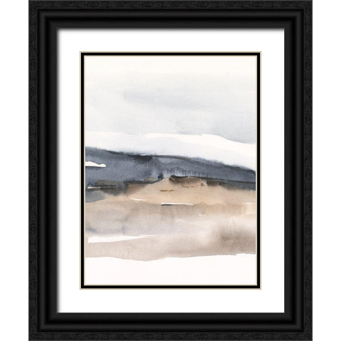 Hazy Vista I Black Ornate Wood Framed Art Print with Double Matting by Harper, Ethan