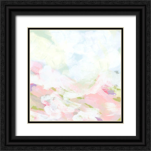 Rose Dapple Valley II Black Ornate Wood Framed Art Print with Double Matting by Vess, June Erica