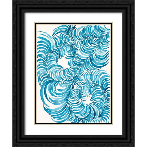 Quiet Harmony I Black Ornate Wood Framed Art Print with Double Matting by Moore, Regina