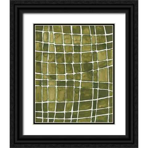 Square Bluff II Black Ornate Wood Framed Art Print with Double Matting by Moore, Regina