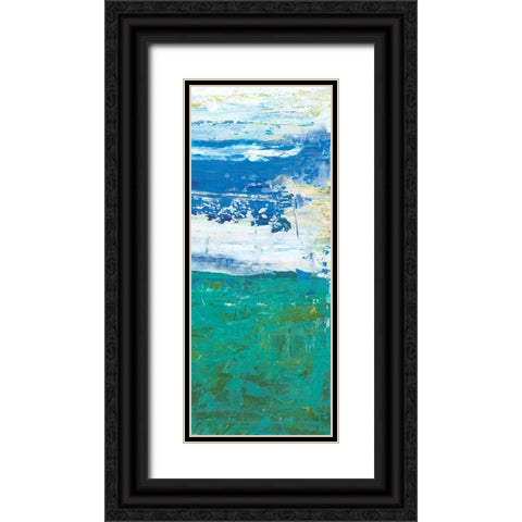 Free Run II Black Ornate Wood Framed Art Print with Double Matting by Kaelber, Renee