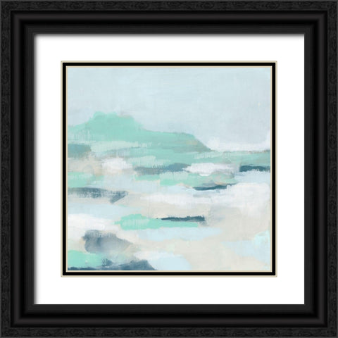 Blue Mesa I Black Ornate Wood Framed Art Print with Double Matting by Vess, June Erica