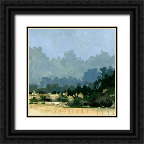 Wild Farmland III Black Ornate Wood Framed Art Print with Double Matting by Caroline, Emma