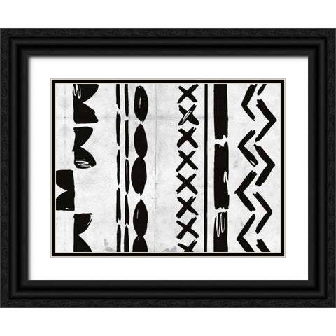 Becoming One I Black Ornate Wood Framed Art Print with Double Matting by Wang, Melissa